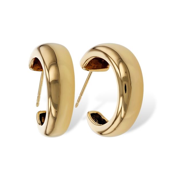 20mm Hoop Earrings in 14k Yellow Gold Clark's Diamond Jewelers Coeur d'Alene, ID