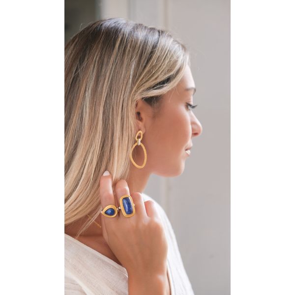 53mm Freeform Drop Earrings Image 2 Clark's Diamond Jewelers Coeur d'Alene, ID