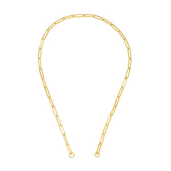 5.10mm Paper Clip Split Chain in 14k Yellow Gold Clark's Diamond Jewelers Coeur d'Alene, ID