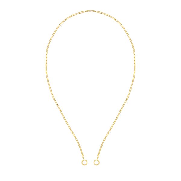 2.50mm Oval Paperclip Split Chain in 14k Yellow Gold Clark's Diamond Jewelers Coeur d'Alene, ID