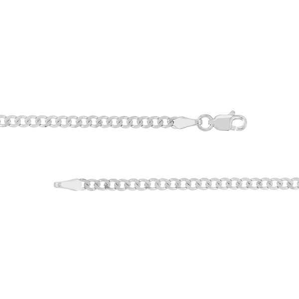 Curb Chain Anklet in Sterling Silver Clark's Diamond Jewelers Coeur d'Alene, ID