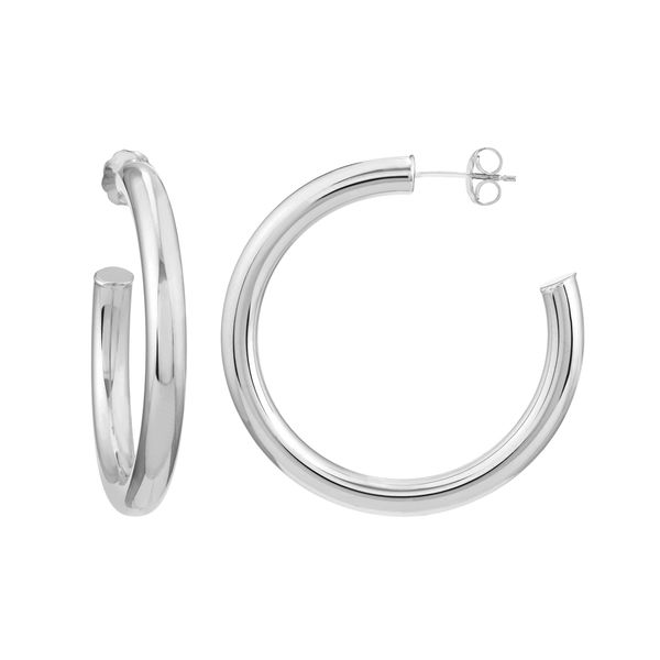 Sterling Silver Hoop Earrings Clark's Diamond Jewelers Coeur d'Alene, ID