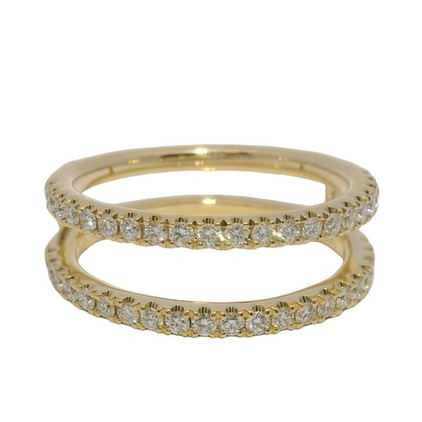 0.55cttw Diamond Ring Guard in 14k Yellow Gold Clark's Diamond Jewelers Coeur d'Alene, ID