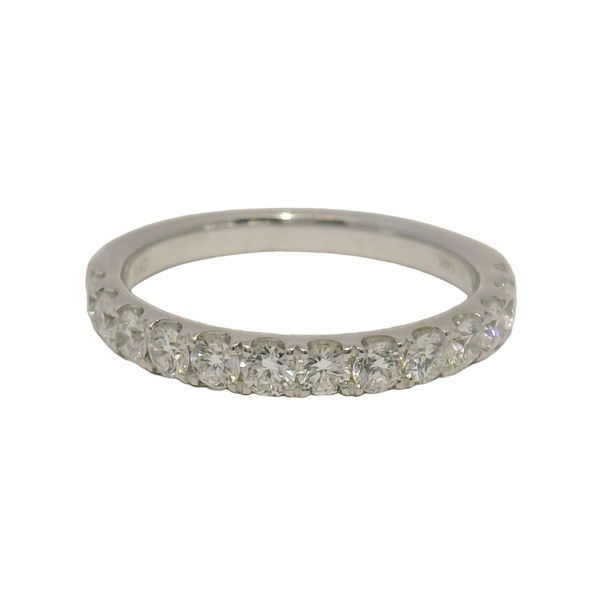 0.78ctw Diamond Wedding Band in 14k White Gold Clark's Diamond Jewelers Coeur d'Alene, ID