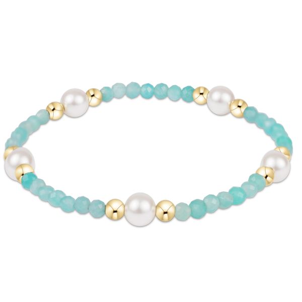 Enewton Purpose Pearl 6mm Gem Bracelet - Amazonite Classic Creations In Diamonds & Gold Venice, FL