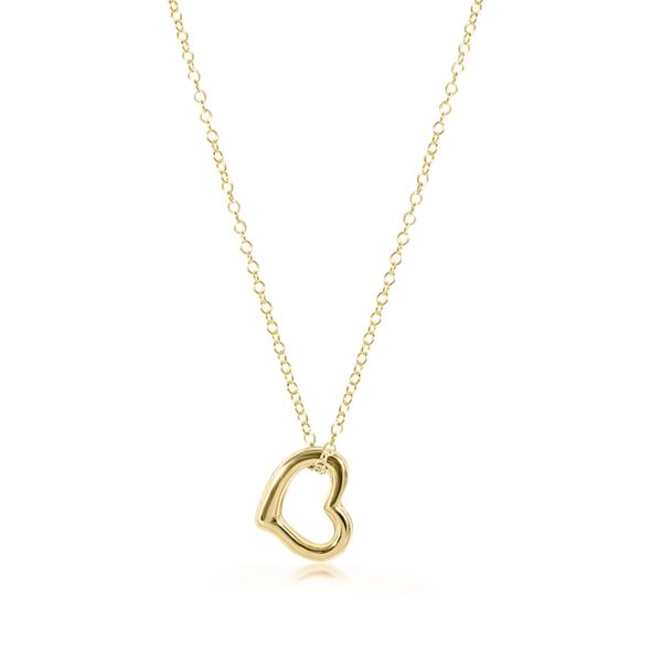 Enewton 16 inch Necklace Gold - Love Gold Charm Classic Creations In Diamonds & Gold Venice, FL