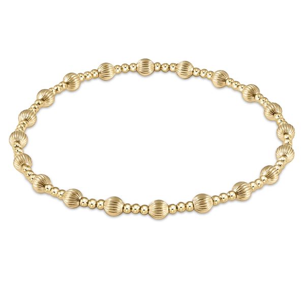 Extends Dignity Sincerity Gold 4mm Bracelet Classic Creations In Diamonds & Gold Venice, FL
