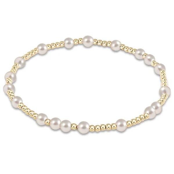 Extends Hope Unwritten Pearl 4mm Bracelet Classic Creations In Diamonds & Gold Venice, FL