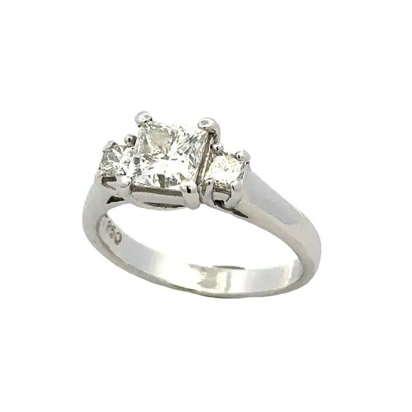 IGI Certified 1.04ct. Princess Cut 3 Diamond Ring Classic Creations In Diamonds & Gold Venice, FL