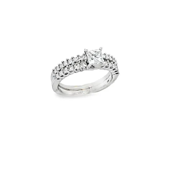 1.0ct. Round Brilliant Cut Princess Cut Sides & Matching Band Classic Creations In Diamonds & Gold Venice, FL