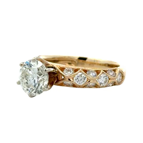 Diamond Engagement Ring Image 2 Classic Creations In Diamonds & Gold Venice, FL