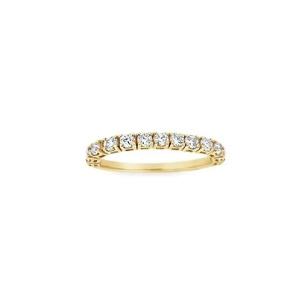14K Yellow Gold Diamond Flex Wedding Band Ring Classic Creations In Diamonds & Gold Venice, FL