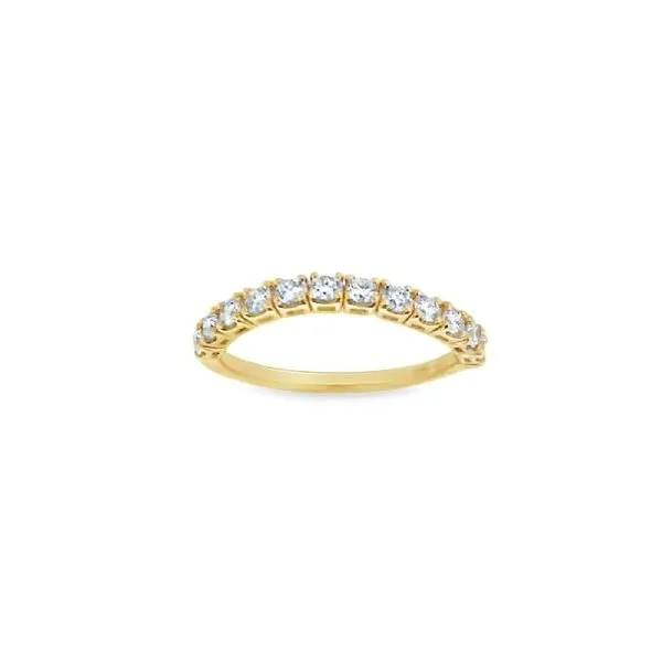 14K Yellow Gold Diamond Flex Wedding Band Ring Classic Creations In Diamonds & Gold Venice, FL
