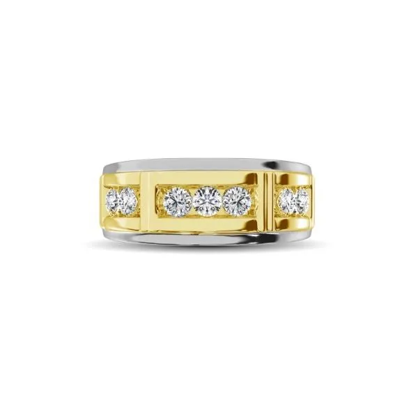 Men's Diamond Wedding Band Classic Creations In Diamonds & Gold Venice, FL