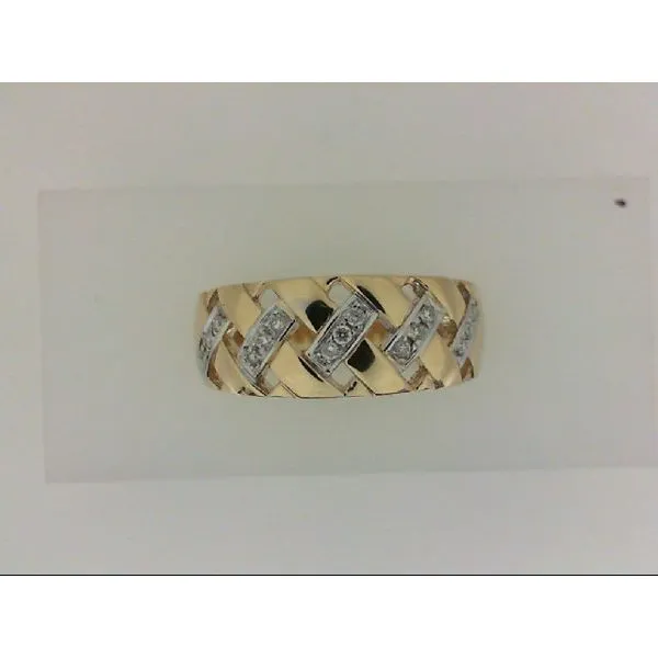 Men's Diamond Wedding Band Classic Creations In Diamonds & Gold Venice, FL