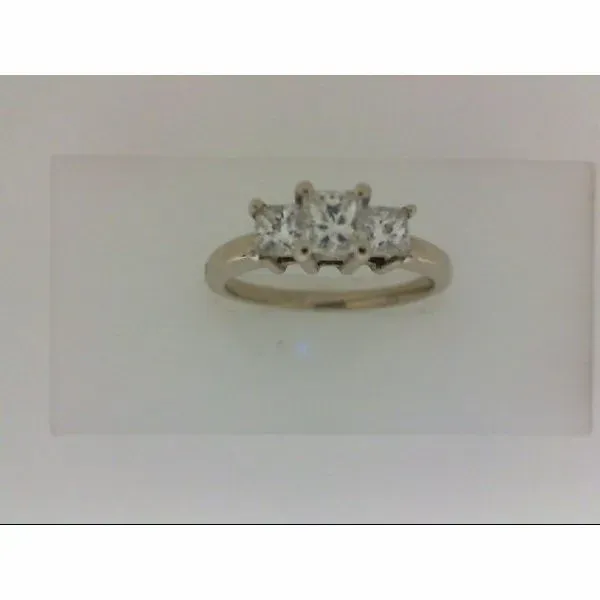 3 Stone Princess Cut Diamond Ring Classic Creations In Diamonds & Gold Venice, FL