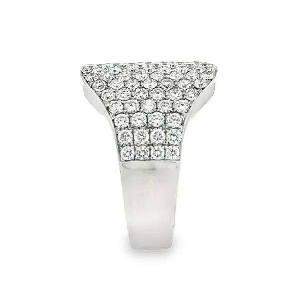 18KW 1.60ct. TW Pave' Diamond Ring Image 2 Classic Creations In Diamonds & Gold Venice, FL