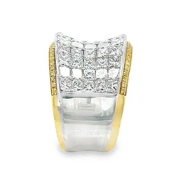 18K Scott Kay Invisibly Set Princess Cut Diamond Band Image 4 Classic Creations In Diamonds & Gold Venice, FL