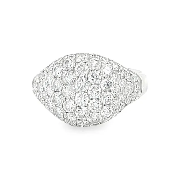 18K Pavè Diamond Dome Ring Image 2 Classic Creations In Diamonds & Gold Venice, FL