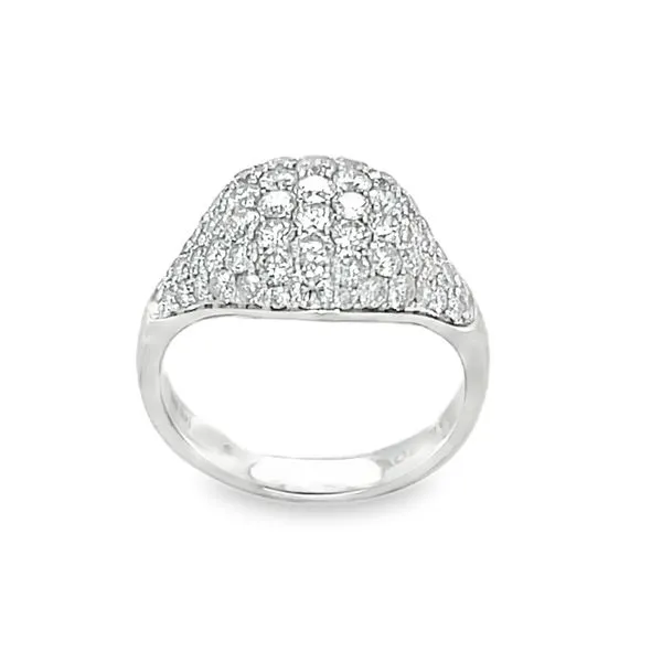18K Pavè Diamond Dome Ring Classic Creations In Diamonds & Gold Venice, FL