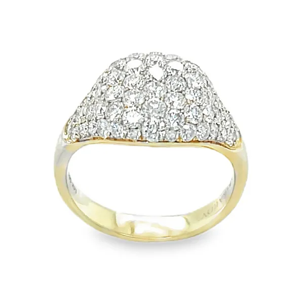 18K Pavè Diamond Dome Ring Classic Creations In Diamonds & Gold Venice, FL