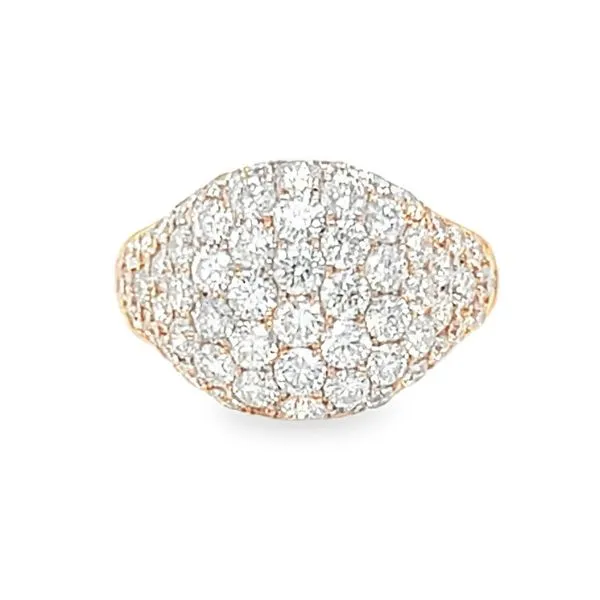 18K Pavè Diamond Dome Ring Image 2 Classic Creations In Diamonds & Gold Venice, FL