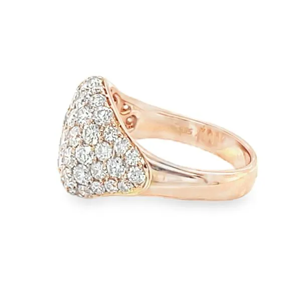 18K Pavè Diamond Dome Ring Image 3 Classic Creations In Diamonds & Gold Venice, FL