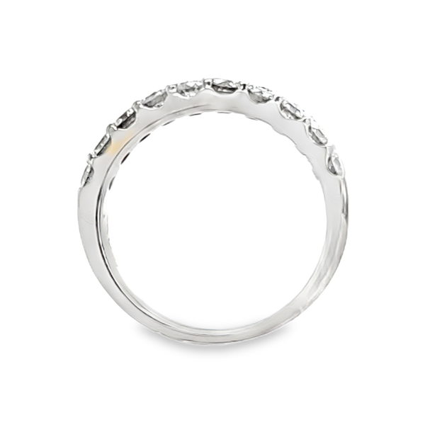 Lab Grown Diamond Two Row Shared Prong Band 1.50 CTW 14K Gold Image 3 Classic Creations In Diamonds & Gold Venice, FL