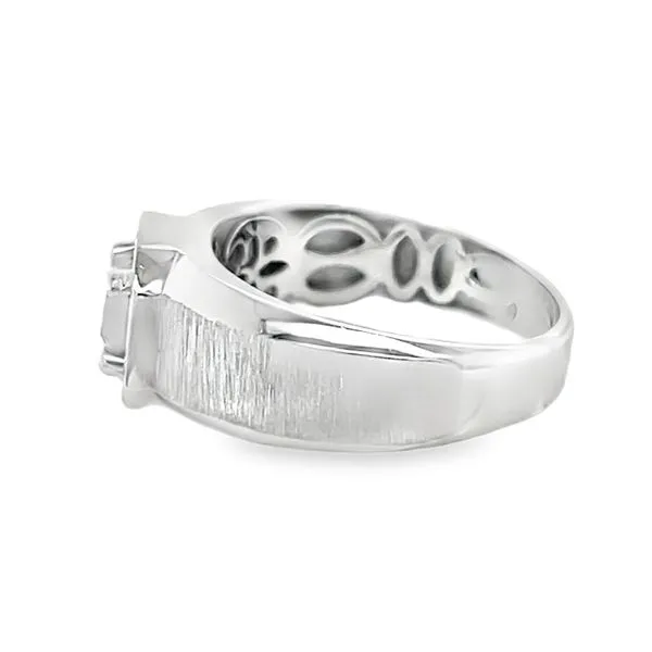 Man's Black Diamond Solitaire Ring Image 3 Classic Creations In Diamonds & Gold Venice, FL