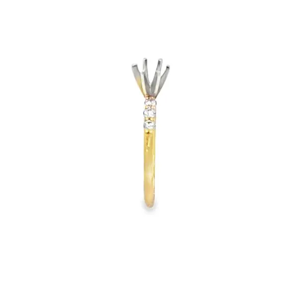 14K Yellow Gold 6-Round Diamond Shared Prong Ring | .30ct TW | Size 7.5 Image 3 Classic Creations In Diamonds & Gold Venice, FL