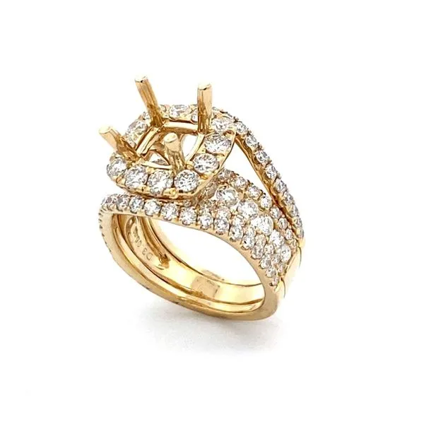 14K Yellow Gold Engagement Ring Classic Creations In Diamonds & Gold Venice, FL