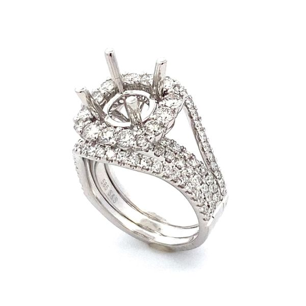 14K White Gold Diamond Engagement Ring Classic Creations In Diamonds & Gold Venice, FL