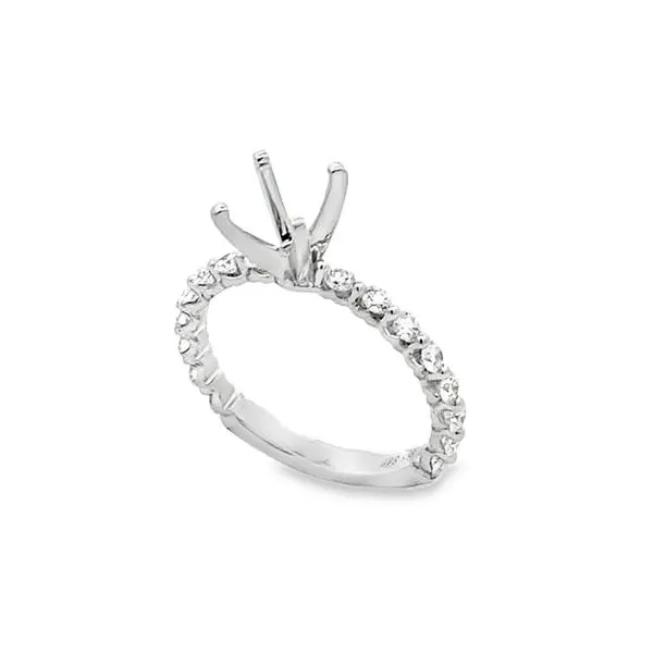 14K White Gold Diamond Engagement Ring Classic Creations In Diamonds & Gold Venice, FL