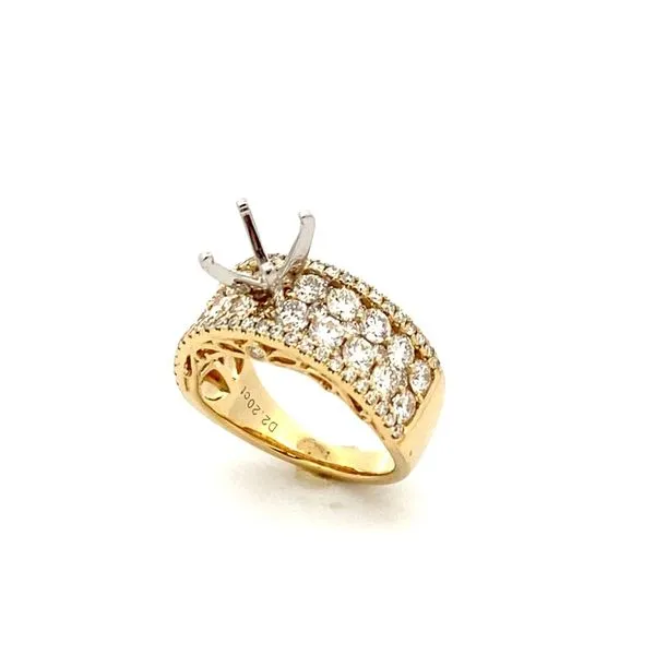 14K Yellow Gold Diamond Engagement Ring Classic Creations In Diamonds & Gold Venice, FL