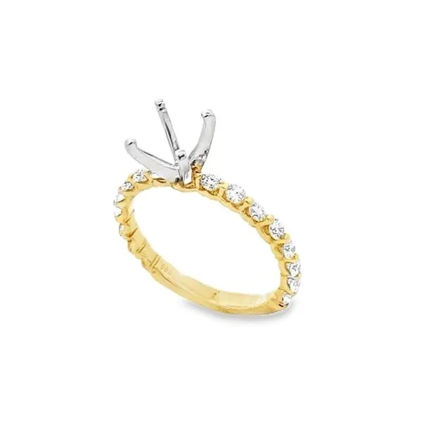 14K Yellow Gold Diamond Engagement Ring Classic Creations In Diamonds & Gold Venice, FL