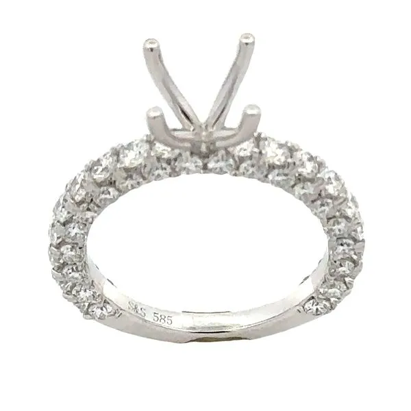 2.0ct.TW Shared Prong Shank Diamond Profile Setting Classic Creations In Diamonds & Gold Venice, FL