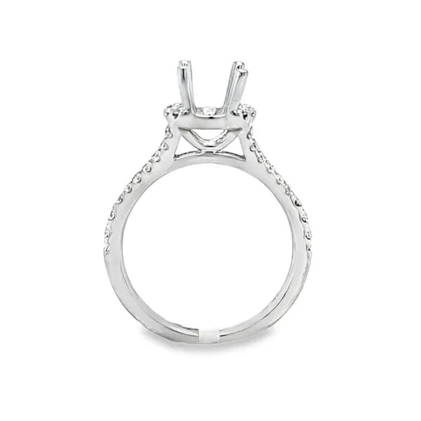 14K White Gold Micro Pavé 