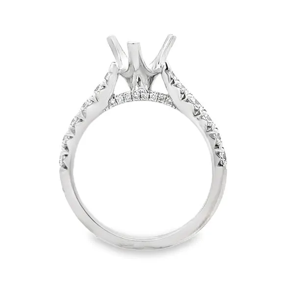 14K Pear Shaped Diamond Semi Mount Image 2 Classic Creations In Diamonds & Gold Venice, FL