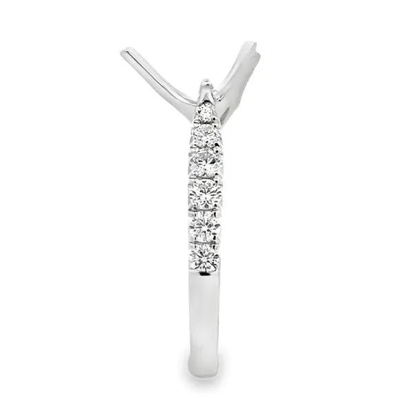 14K Pear Shaped Diamond Semi Mount Image 3 Classic Creations In Diamonds & Gold Venice, FL