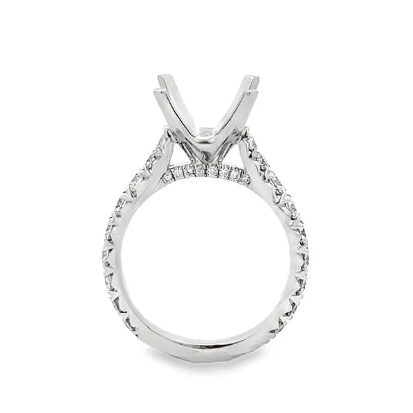Diamond Semi Mount Ring Image 2 Classic Creations In Diamonds & Gold Venice, FL