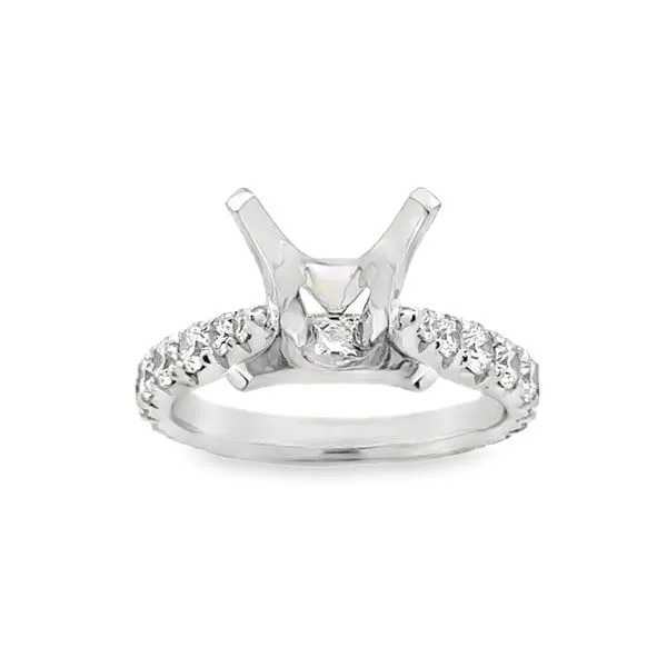 Diamond Semi Mount Ring Classic Creations In Diamonds & Gold Venice, FL