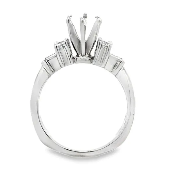 Diamond Semi Mount Ring Image 3 Classic Creations In Diamonds & Gold Venice, FL