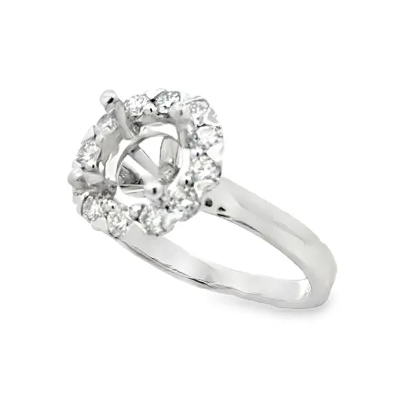 Diamond Semi Mount Ring Image 2 Classic Creations In Diamonds & Gold Venice, FL