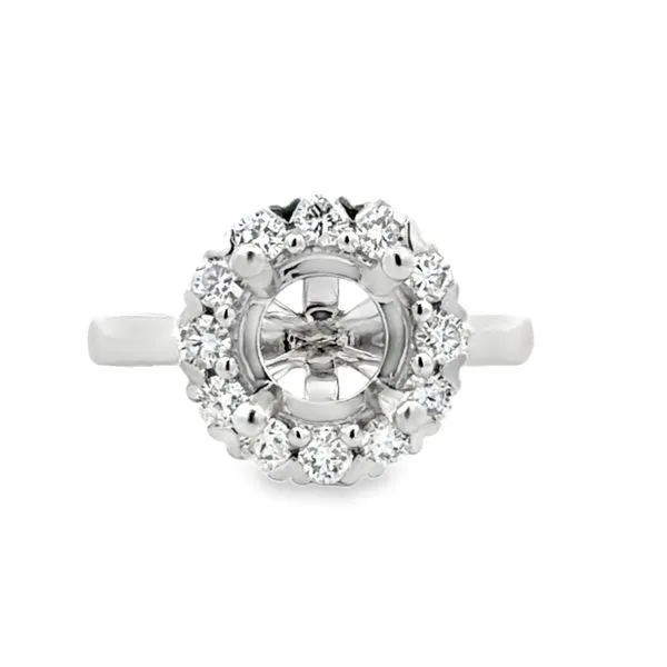 Diamond Semi Mount Ring Classic Creations In Diamonds & Gold Venice, FL