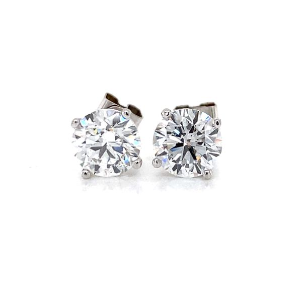 14K Lab-Grown Diamond Stud Earrings 1.09ctw Classic Creations In Diamonds & Gold Venice, FL