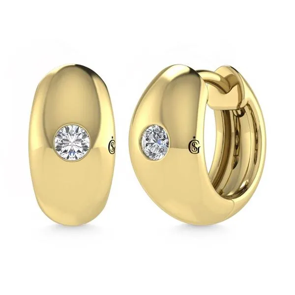 Earrings Classic Creations In Diamonds & Gold Venice, FL