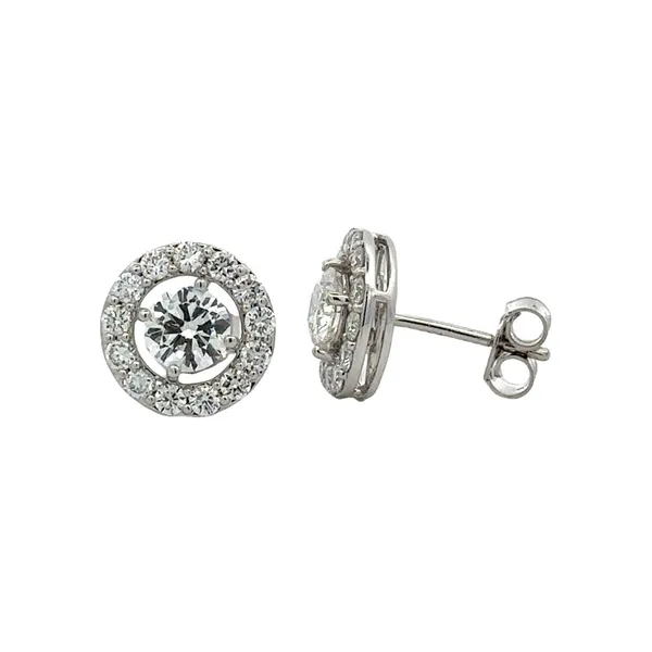 1.69ct. TW Diamond Halo Studs Lab Grown Image 2 Classic Creations In Diamonds & Gold Venice, FL