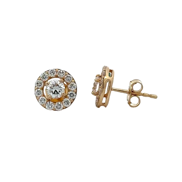 1.21ct. TW Diamond Halo Studs Lab Grown Image 2 Classic Creations In Diamonds & Gold Venice, FL