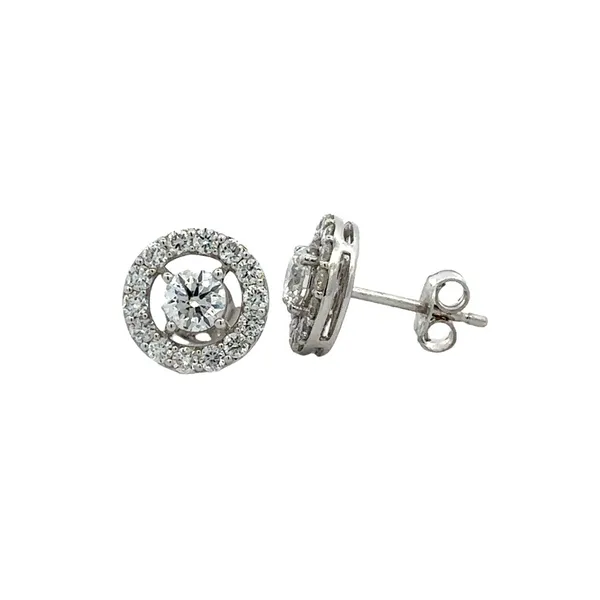 1.54ct. TW Diamond Halo Studs Lab Grown Image 2 Classic Creations In Diamonds & Gold Venice, FL