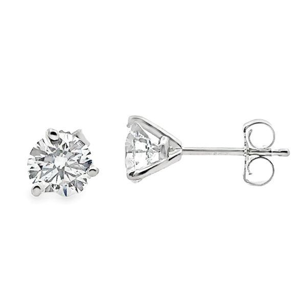 1.50ct. TW Lab Grown Diamond Stud Earrings Image 3 Classic Creations In Diamonds & Gold Venice, FL